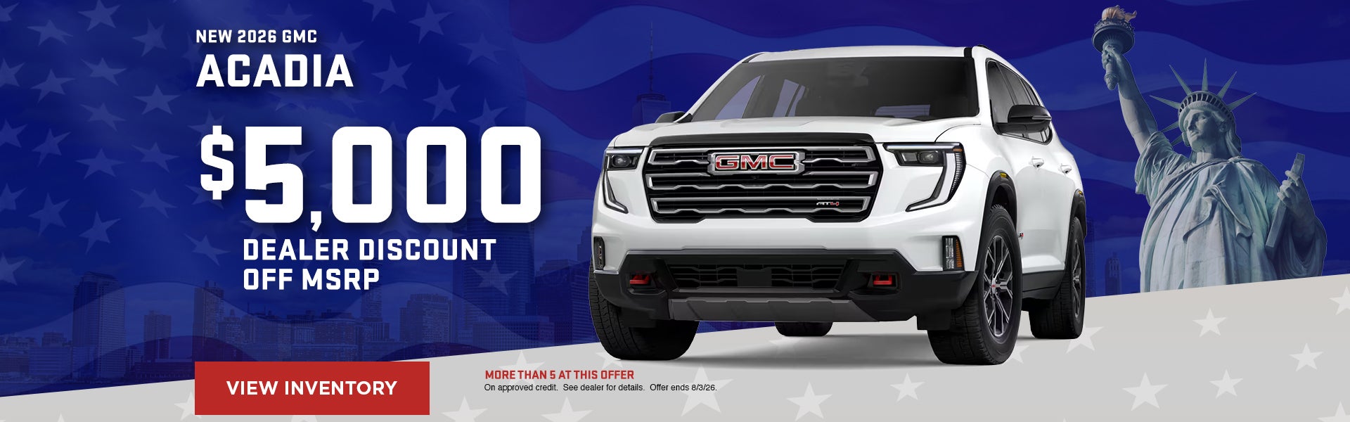 New 2026 GMC Acadia Special