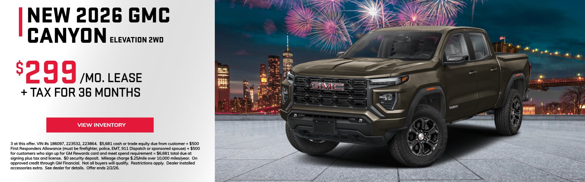 2026 GMC Canyon Special